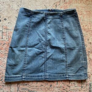 Free People Jean Skirt Size 8